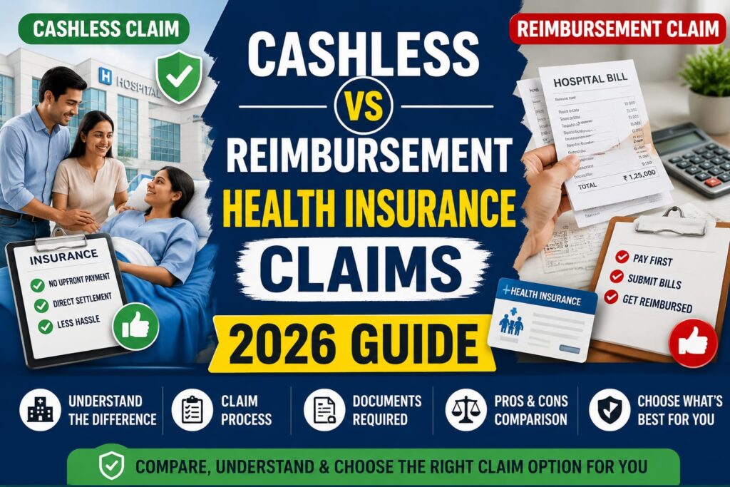 Cashless vs reimbursement claim