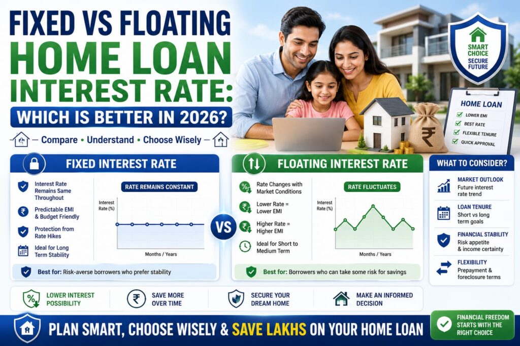 Fixed vs Floating home loan interest rate